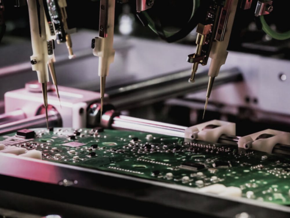 Custom device engineering — circuit board assembly